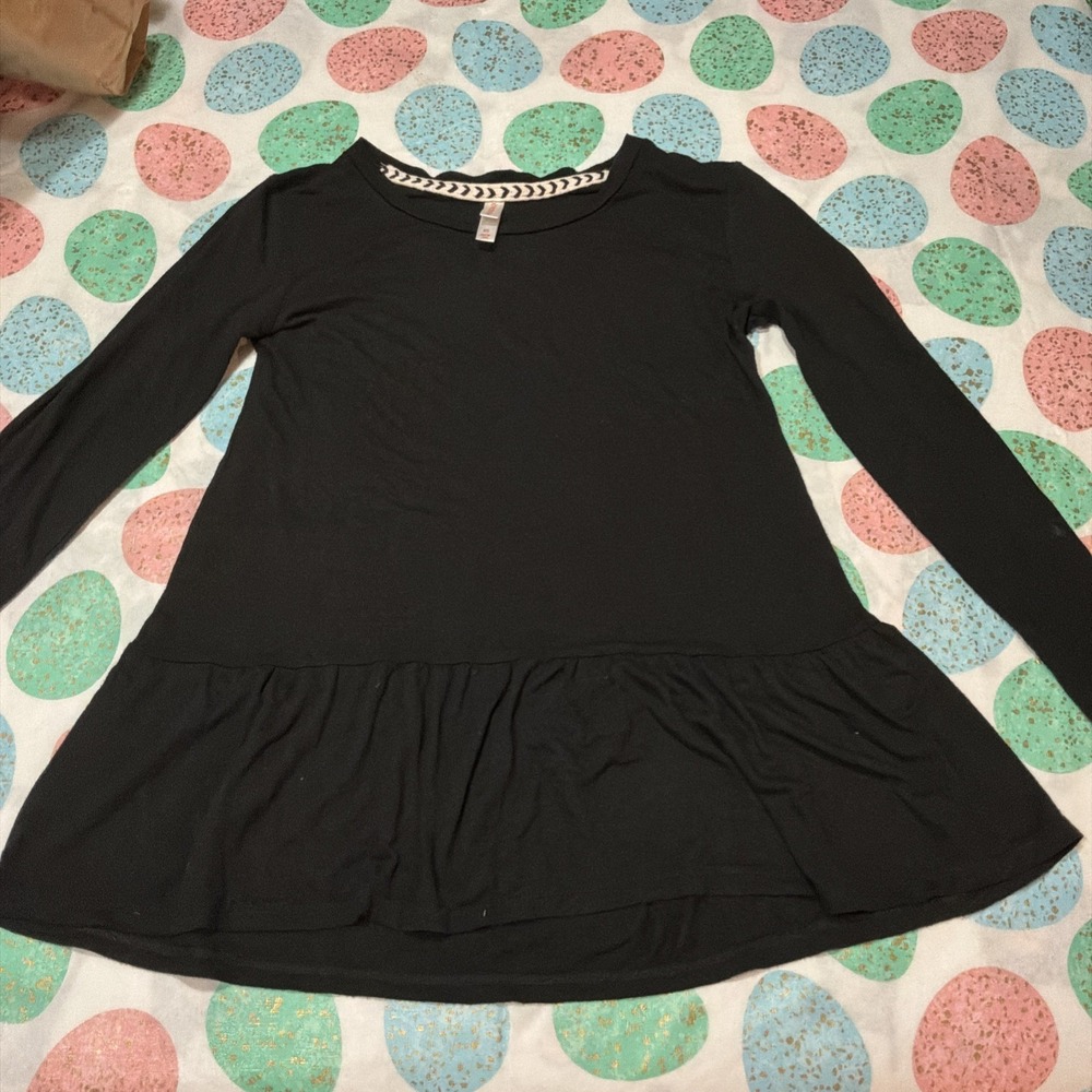 Whimsy Goth Long 90s Sleeve Flared Bottom Fairy Babydoll Xs Crew Neck‎